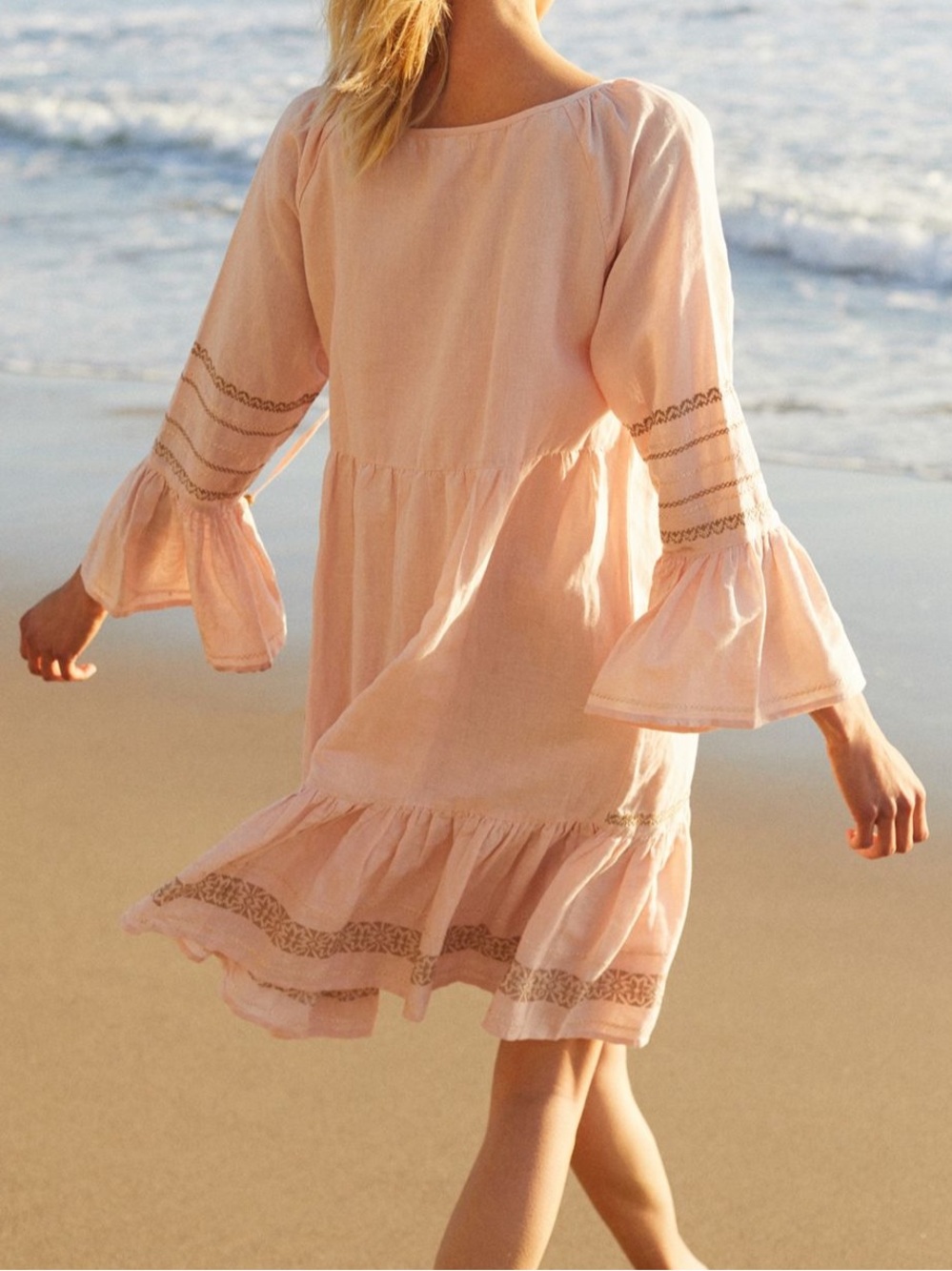 Roller Rabbit Maricruz Blush Pink Embroidered Dress - Picture 2 of 7